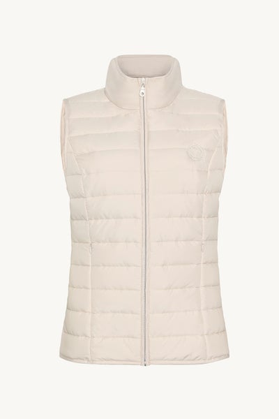 Odelia waistcoat Sand Stone Claire Woman