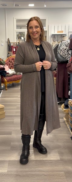 Cardigan W/ Shawl collar Earth Melange 8010 By Basics