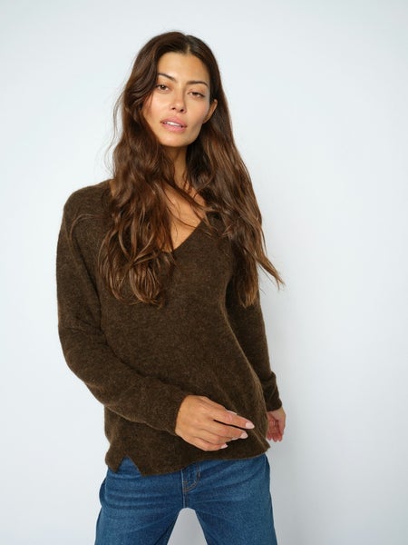 Mape Sophia V-Neck Knit Delicioso  Mos Mosh