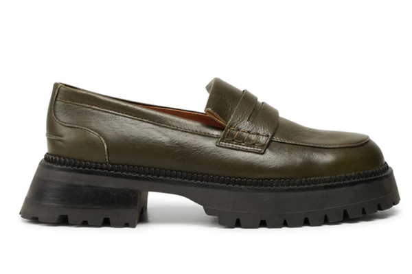 Aziza Loafer Green Pavement