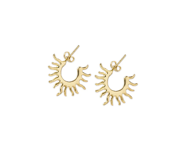 Fierce Earrings Gold A Beautiful Story