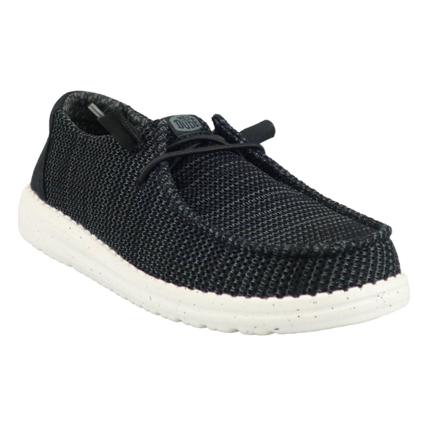 Miesten Wally Stretch sox Black/White Hey Dude