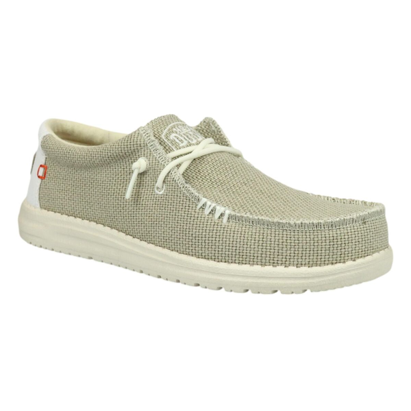 Miesten Wally Braided Off White Hey Dude