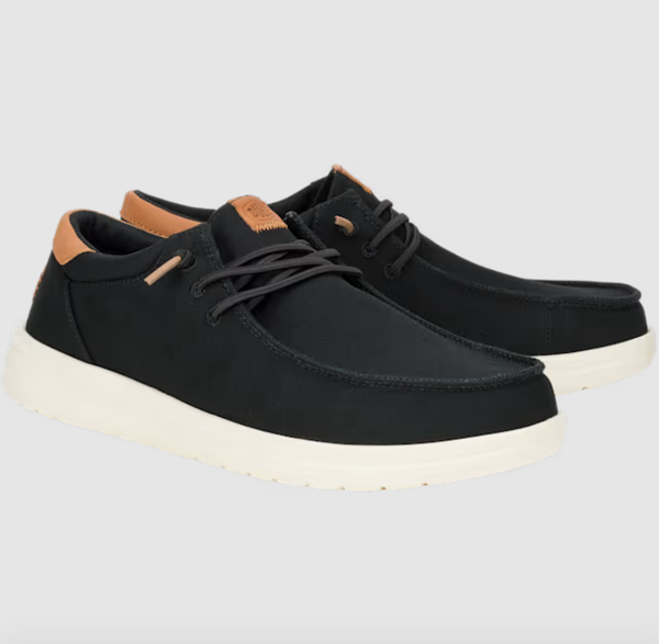 Miesten Paul canvas Black Hey Dude