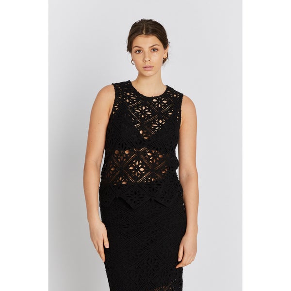 Saskia Top Black Rue de Femme