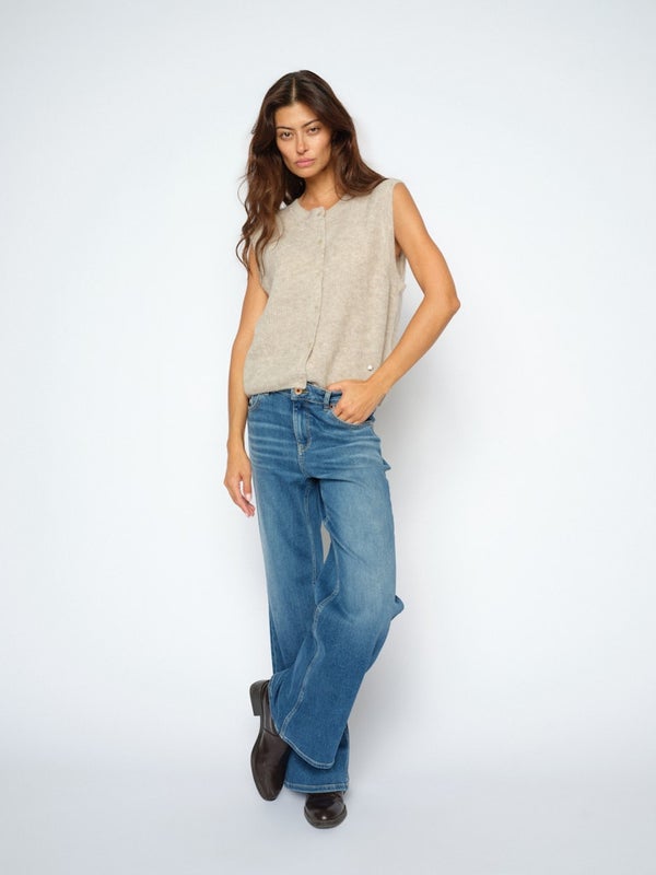 Dara Hera Jeans Mid Blue Mos Mosh