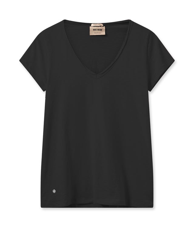 Tulli Basic tee Black Mos Mosh