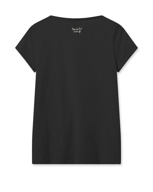 Tulli Basic tee Black Mos Mosh